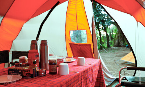 dunning tent during Kilimanjaro Rongai Route Trek - 6 Days