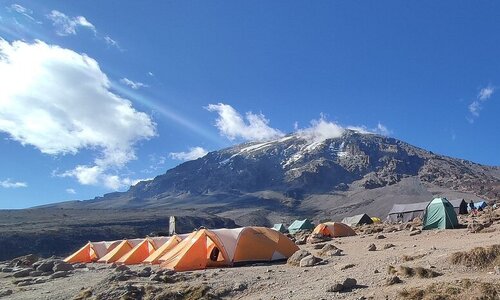 karanga camp during Kilimanjaro Machame Route Trek – 7 Days