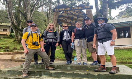 machame gate during Kilimanjaro Machame Route Trek – 7 Days