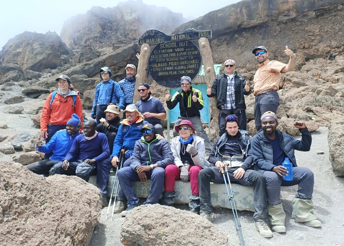 school hut during Kilimanjaro Lemosho Route Trek - 8 Days