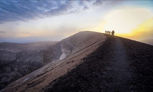 sunrise on top of Oldonyolengai-min