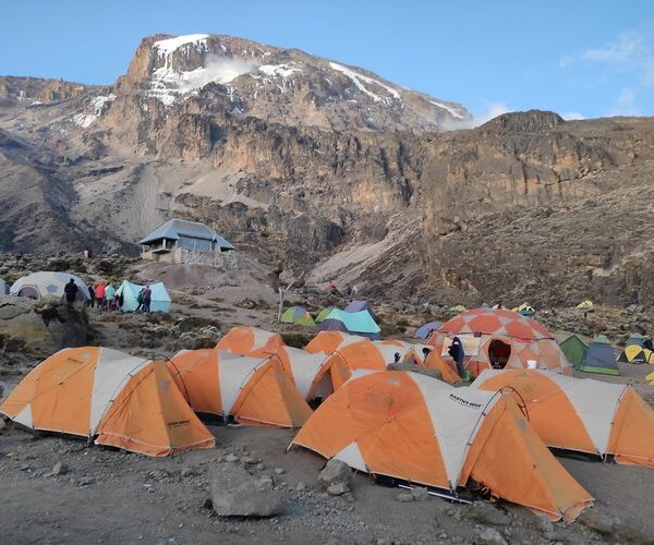 during kilimanjaro lemosho route trek - 8 days