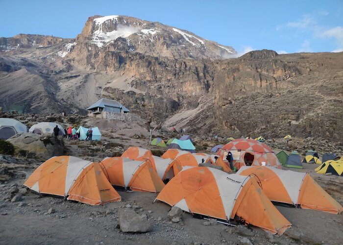 during kilimanjaro lemosho route trek - 8 days