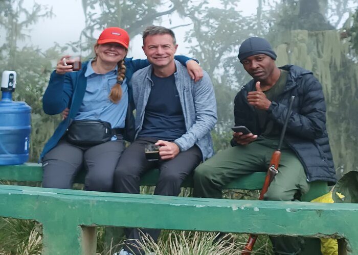 during mout meru climbing
