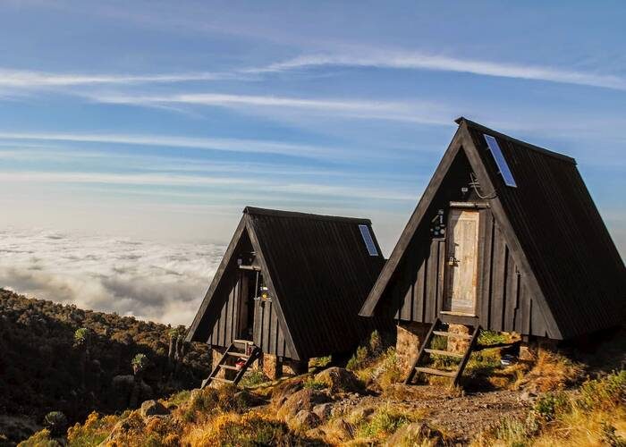 hut accommodation during Kilimanjaro Marangu Route Trek - 6 Days