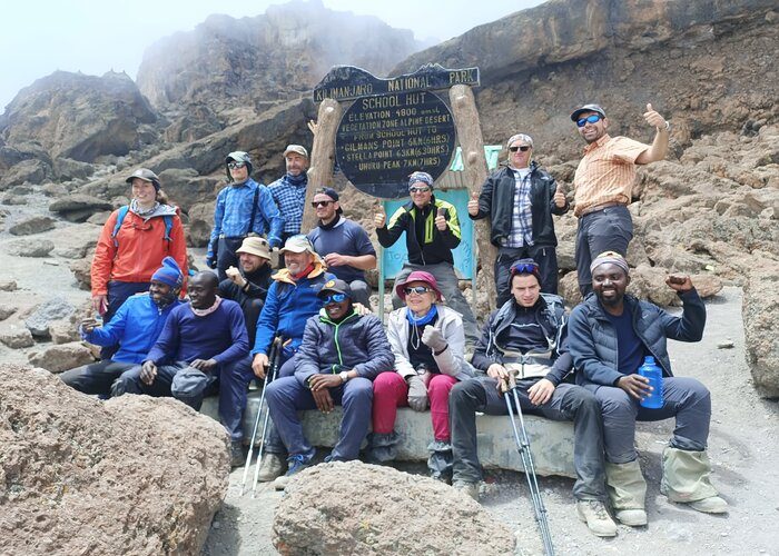 school hut during Kilimanjaro Lemosho Route Trek - 8 Days
